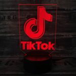 TikTok 3D lampe