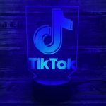 TikTok 3D lampe