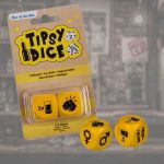Tipsy terninger, drikkeleg – 2 stk