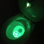 Toilet LED lys med målskive