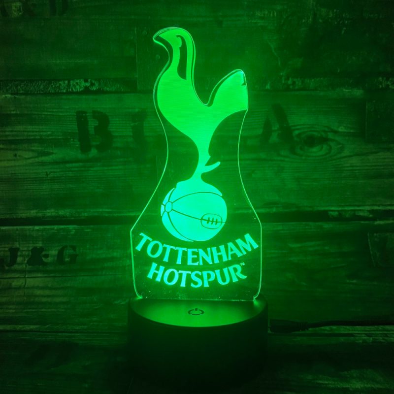 Tottenham 3D fodboldlampe