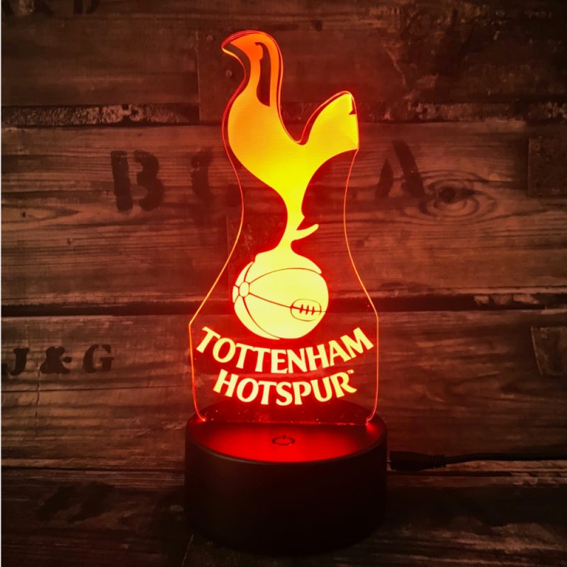 Tottenham 3D fodboldlampe