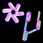 Gamer lamper med wifi, skab din egen lampe – trapez – 9 stk