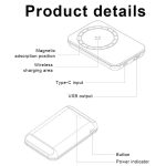 Trådløs & magnetisk powerbank oplader til smartphones