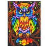 Ugle motiv 5D Diamond paint – 30 x 40 cm
