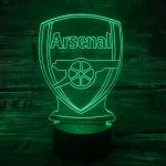 Arsenal 3D lampe – Lampen til enhver Arsenal fan