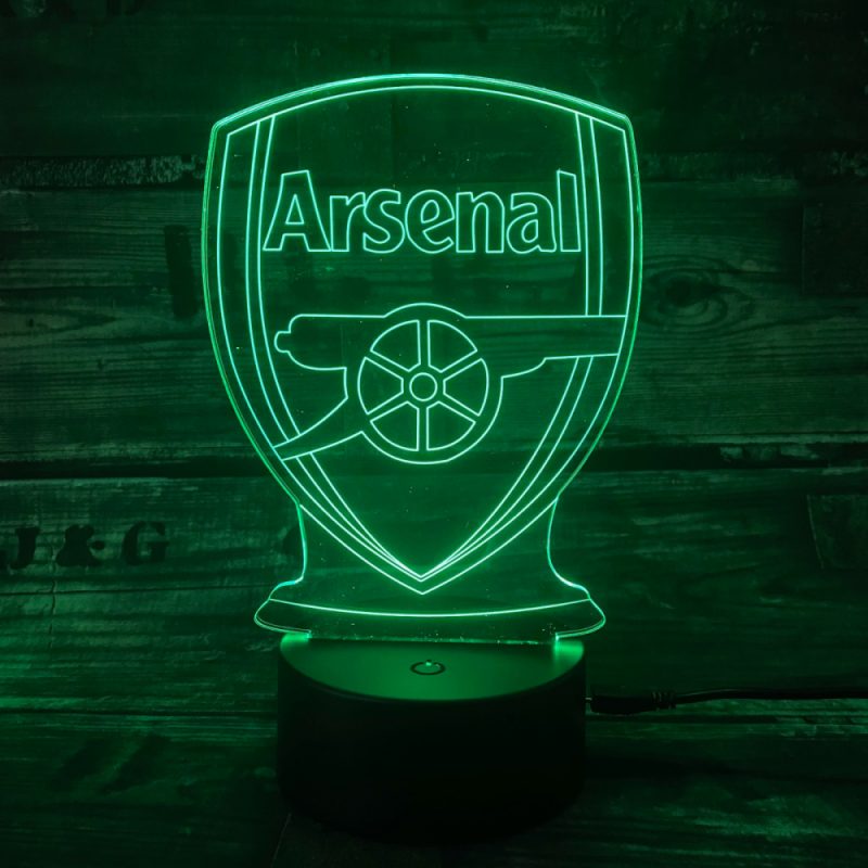 Arsenal 3D lampe – Lampen til enhver Arsenal fan