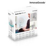 Hvid ventilator til skrivebord Ø 30 cm 35W