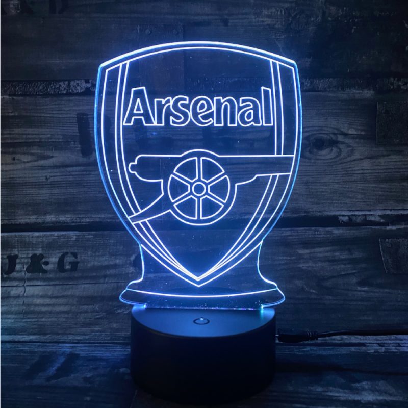 Arsenal 3D lampe – Lampen til enhver Arsenal fan