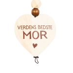 Verdens bedste mor nøglering i træ