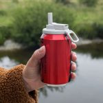 Dåselåg med sugerør – 2-pak