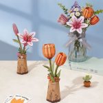 Lyserød Lilje 3D-puslespil fra Rowood™ (TW071)