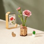 Lyserød nellike 3D-puslespil fra Rowood™ (TW051) Lyserød nellike 3D-puslespil fra Rowood™ (TW051)