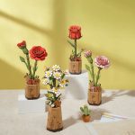 Rød nellike 3D-puslespil fra Rowood™ (TW052)