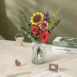 Rød rose 3D-puslespil fra Rowood™ (TW042)