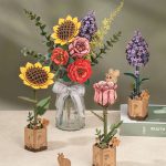 Rød rose 3D-puslespil fra Rowood™ (TW042)