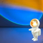 Astronaut sunset lampe – solnedgang