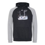 Hættetrøje “By Gniske” – Sort/Grå Hoddie