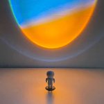 Astronaut sunset lampe – solnedgang