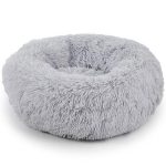 Donut hundeseng med plys – Flere farver