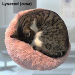 Donut hundeseng med plys – Flere farver
