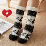 Julesokker med sødt print – onesize