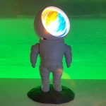 Astronaut sunset lampe – solnedgang