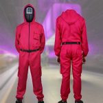 Squid Game kostume – Komplet kostume i 2 størrelser Squid Game kostume – Komplet kostume i 2 størrelser