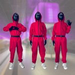 Squid Game kostume – Komplet kostume i 2 størrelser Squid Game kostume – Komplet kostume i 2 størrelser