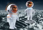 Astronaut sunset lampe – solnedgang