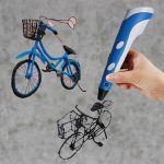 3D Printer Pen i flere forskellige farver