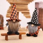 Halloween troldmand med tern – 23 cm