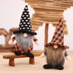 Halloween troldmand med tern – 23 cm