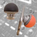 Mini transportabel bluetooth højttaler med paddehat design