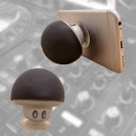 Mini transportabel bluetooth højttaler med paddehat design