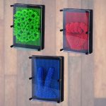3D pin art tavle i flere farver