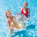 Badebold med guld glimmer Badebold med guld glimmer