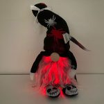 Halloween troldmand med LED-lys – 38 cm