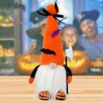 Halloween troldmand med LED-lys – 38 cm