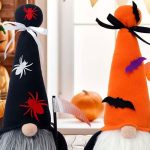 Halloween troldmand med LED-lys – 38 cm