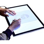 Tegneplade med LED-lys – A4