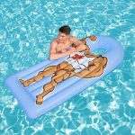 BestWay® bademadras med plads til ansigtet – 1.88 x 89 cm
