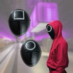 Squid Game maske fra den kendte serie – 4 varianter