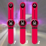 Squid Game ur med cirkel, trekant eller firkant