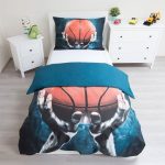 Basketball sengetøj – 140 x 200 cm