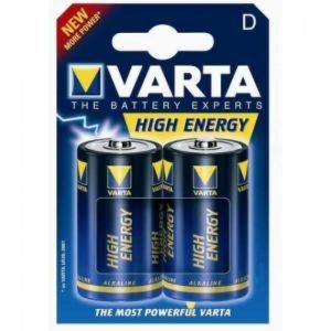 High energy D/ (LR20) batterier – (2 stk)