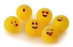 Beer Pong bolde med emojis – 6 stk