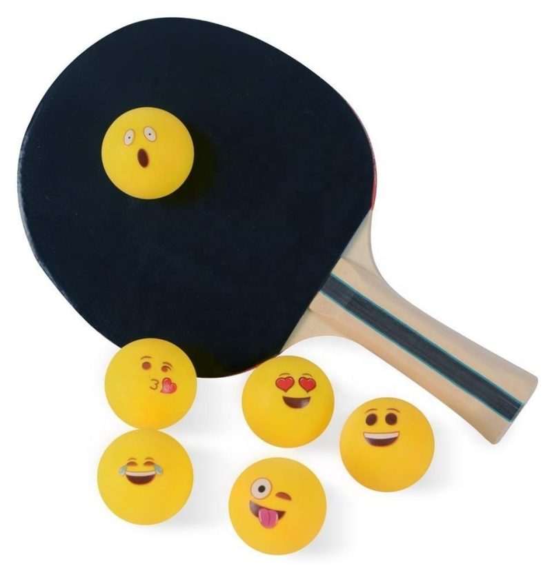 Beer Pong bolde med emojis – 6 stk