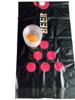 Beer Pong spillemåtte m. bolde og glas