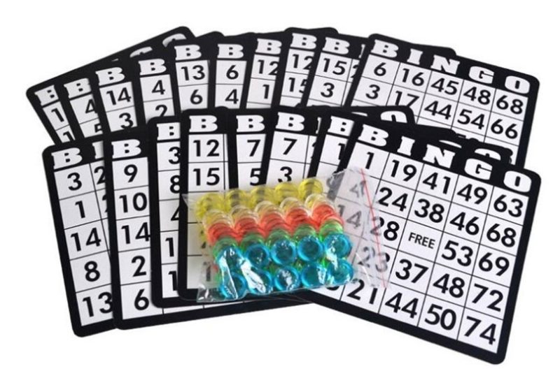 Bingo spil med tromle